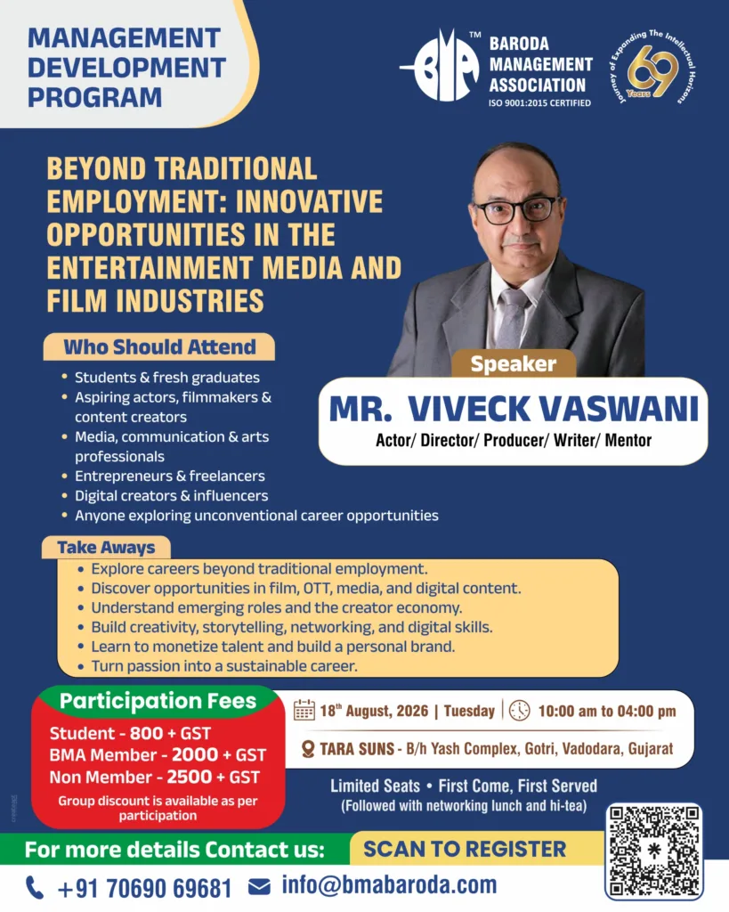 MDP on Beyond Traditional Employment: Innovative Opportunities in Entertainment Media and Film Industries