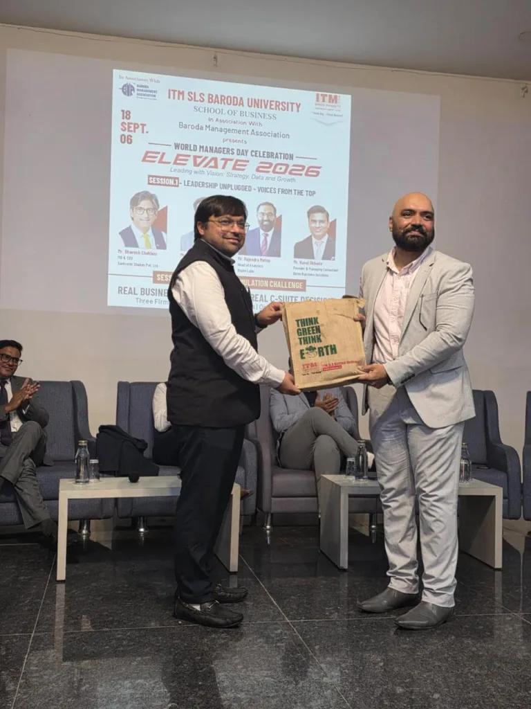 World Manager’s Day at ITM SLS University in Collaboration with Baroda Management Association
